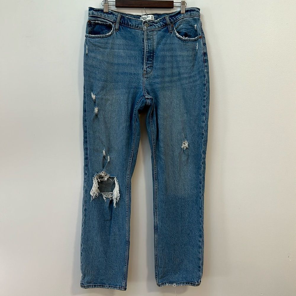 Abercrombie Dad High Rise Jeans Size 31/12L